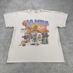 Kobe Bryant Caricature Shirt Mens Large Los Angeles Lakers Basketball Cartoon